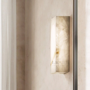 Lámpara de pared de mármol Led E27 220V H300H460H600H650 para sala de estar, entrada, dormitorio, estilo minimalista moderno - Product Image 3