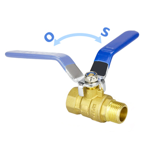 TMOK批发黄铜球阀长杆手柄11/2英寸DN40公/母螺纹手动来样定做管道 - Product Image 4