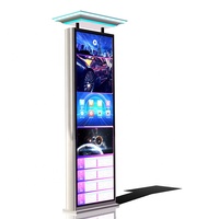 Señalización digital al aire libre y pantallas, autobús inteligente refugio tótem digital publicidad