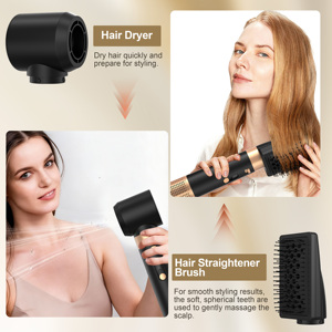 Estilizador de Cabello Multifuncional 6 en 1 Herramientas Intercambiables Voluminizador Cepillo Secador de Aire Caliente Secadora de Pelo - Product Image 5