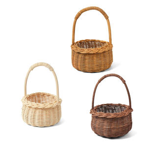 Panier à fleurs rond en dentelle miniature, étanche, design artisanal, vente en <span class=keywords><strong>gros</strong></span> - Product Image 3