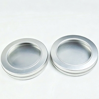 Boîte en fer blanc ronde vide pour bonbons, style jeu coréen tendance, 90*20mm, en stock