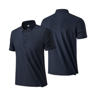 Kaos Polo Pria Custom Dropshipping, Bahan Nylon Cepat Kering, Desain Logo Merek Sendiri, Kaos Polo Pria Custom