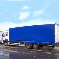 Rideau latéral extérieur à haute résistance à la déchirure Bâche en PVC imperméable et solaire Rouleau de toile Bâches de camion anti-UV tissées