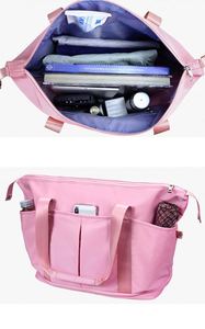 Nuevas Bolsas de Mano para Mujer, Bolsa de Gimnasio con Ruedas, Bolsa Impermeable, Bolsa de Lona Seca Reciclable, Bolsa de Lona Plegable Personalizada para Viajes - Product Image 5