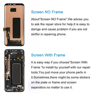ชุดประกอบหน้าจอ TFT LCD พร้อมแผงสัมผัสกรอบจอแสดงผลเปลี่ยนดิจิไทเซอร์ชนิดอินเซลสำหรับซัมซุงกาแล็กซี่ <span class=keywords><strong>S8</strong></span> พลัส <span class=keywords><strong>G955F</strong></span> G955U - Product Image 6