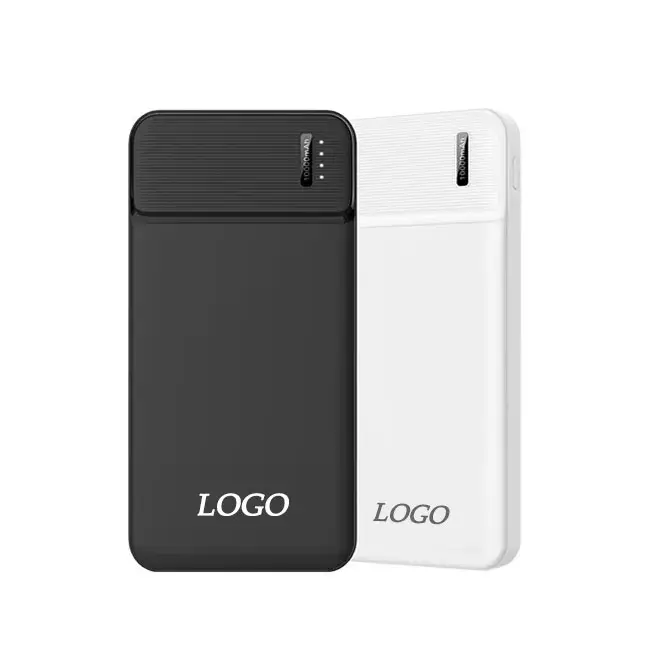 Hot Selling LED Indicate Powerbank Portable For Type-c Android IOS 10000mah Slim Power Banks