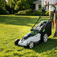 Tondeuse à gazon pliable électrique 220V avec cordon pour pelouses de jardin, débroussailleuse filaire, garantie d'un an