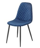 Chaises de salle à manger contemporaines en tissu velours avec pieds en bois pour usage domestique