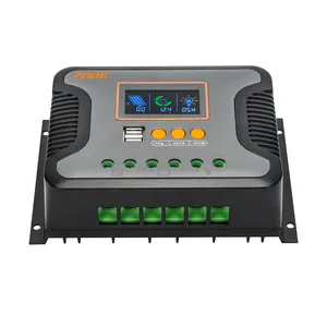 PowMr PWM 30A/60A/80A 48V Auto Solar Charge Controller for Power System Regulator PV Home Battery Charger LCD Charge Controller