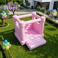 Château Gonflable Rose Sucré en PVC pour Filles, Idéal pour Fêtes, Mariages, Location et Jeux en Jardin – Vente en Gros Usine