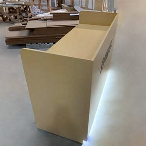 Commercial Mobile <b>Phone</b> Store Mini Reception Desk Set Small Salon Wooden Reception Desks - Product Image 6