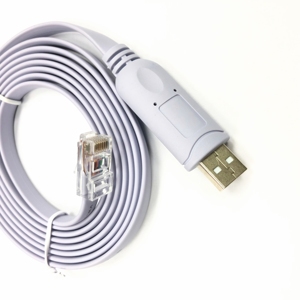 สายคอนโซล USB เป็น RJ45 คุณภาพสูง 1.8 ม. สำหรับเราเตอร์ สวิตช์ แล็ปท็อป ใช้งานได้กับ Windows Mac Linux - Product Image 2