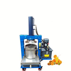 Equipo exprimidor de prensado en frío hidráulico Exprimidor de cítricos eléctrico Máquina para hacer jugo de uva de acero inoxidable - Product Image 5