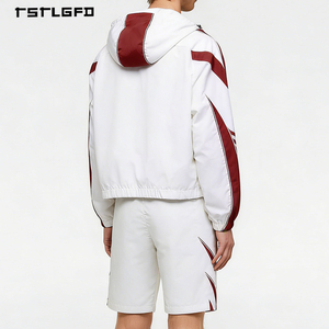 Conjunto Deportivo de Chándal para Hombre de Poliéster y Nailon, Ropa de Calle Reflectante y Extragrande Personalizada para Correr - Product Image 6