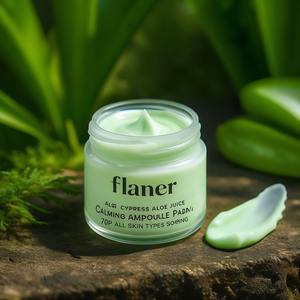 Flaner Cypress Aloe Juice Calming Ampoule Pad 70P Lenitivo per tutti i tipi di pelle - Product Image 3