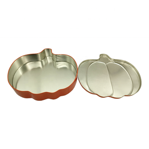 Hộp Thiếc Hình Bí Ngô Cấp Thực Phẩm Cho Bánh Quy Bánh Kẹo Sôcôla Hộp Thiếc Hình Dạng Không Đều - Product Image 6