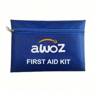 Factory Direct Outdoor Sports Camping Work Clean protection Safety Portable Blue Mini Storage Zipper <b>Bag</b> - Product Image 1