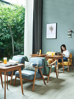 Canapé de bureau pour chambre à coucher, cadre en bois, chaise de café avec 2 places, pour salon et salle d'attente, vente en gros, offre spéciale