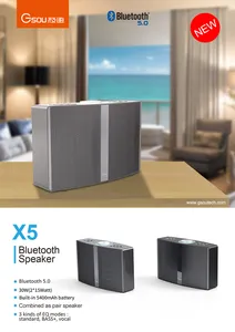 ビッグサイズGsou 40W Super Bass Portable Bluetooth Speaker With Multiple EQs For Home