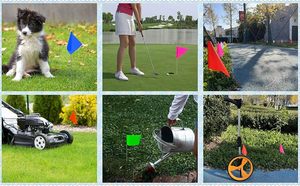 Drapeau de marquage d'<span class=keywords><strong>enquête</strong></span> de cour d'irrigation de petite publicité extérieure d'impression numérique personnalisée en gros bon marché - Product Image 5