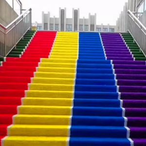 LFL Purple Synthetic Turf Benutzer definierte Farbe Dunkel Lila Profession elle Dekoration Mulri Farbe Benutzer definierte Länge Kunstrasen - Product Image 6