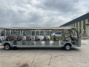 Mini-bus électrique 23 places, navette, bus touristique pour parc à thème, fête, mariage, 28 km/h, autonomie 100 km, couleurs personnalisées LHD RHD - Product Image 2