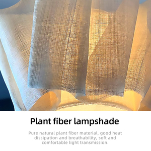 Candelabro Wabi Sabi, candelabro LED, iluminación interior, restaurante, sala de estar, tela Retro, candelabro LED, decoración, brillo para el hogar - Product Image 5