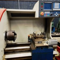 Torno CNC Horizontal de Bancada Plana GSK de un Solo Husillo, Totalmente Automático, Usado, CJK6130-450, de Servicio Medio, Alta Precisión, 2 Ejes, para Piezas Pequeñas