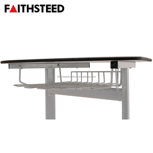 Set Scrivania e Sedia Ergonomica <span class=keywords><strong>Regolabile</strong></span> <span class=keywords><strong>in</strong></span> <span class=keywords><strong>Altezza</strong></span> per Studenti, Telaio <span class=keywords><strong>in</strong></span> Metallo Resistente, Tavolo e Sedia per Scuola Secondaria - Product Image 3