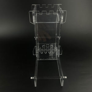 Tour de dés Donjons et Dragons Logo personnalisé <span class=keywords><strong>RPG</strong></span> <span class=keywords><strong>Jeu</strong></span> de dés en acrylique transparent - Product Image 6