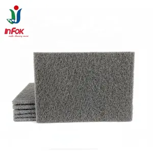 1.5 Cm Scourer Pad Heavy Duty Cleaning Scrub Pads Abrasive Nylon Green Durable Scouring Pad Scourer For Household Commercial Use