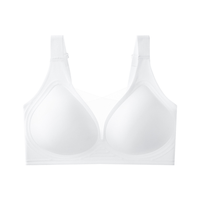 Sujetador Premium Grande con Push-Up, Largo, Disimula la Grasa de la Espalda, Transpirable, Minimizador de Busto Completo, Antideslizante, para Mujer, Talla Grande