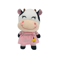 Jouets en peluche vache personnalisés certifiés CE EN71, rembourrage en coton PP, jouet en peluche doux, couleur et taille personnalisées
