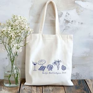 Custom Logo Printed Eco Recyclable Reusable <b>Plain</b> Natural Beige <b>Canvas</b> Tote Bag Blank Calico Shopper Bags for Beach Travel - Product Image 1