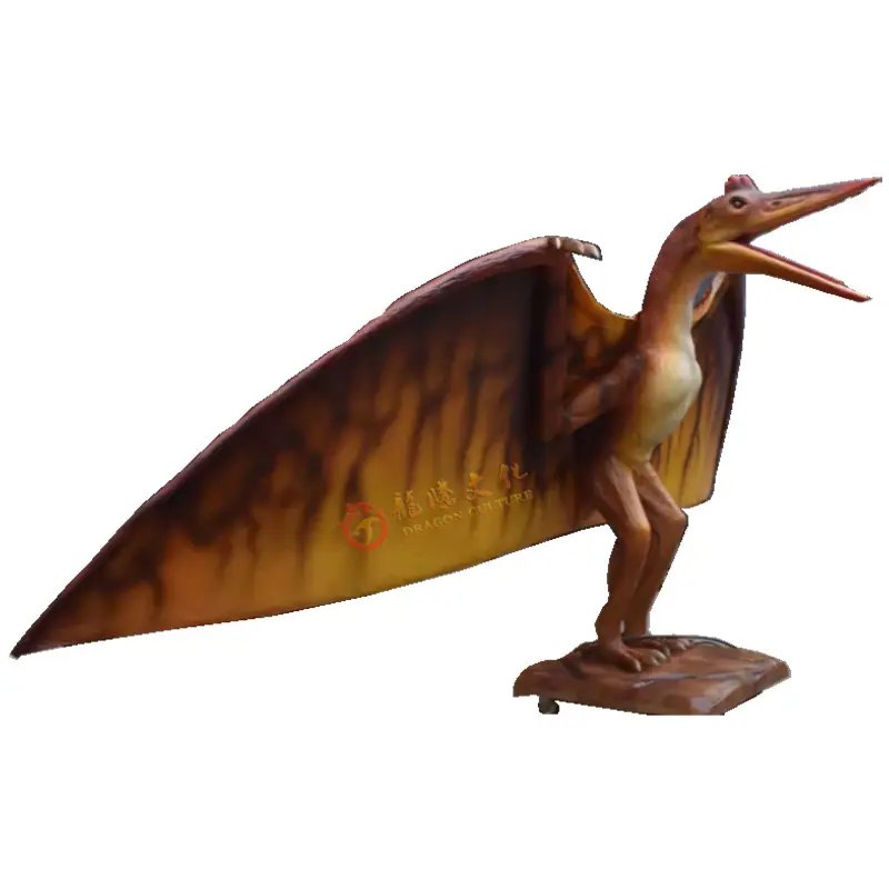 2022 New Style Realistic Simulation Flying Pterosaur Animatronic Dinosaurs Model for Amusement Park Zoo