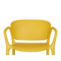 Beauté Chaise en plastique stable de pp dinant des chaises pour pour la table à manger