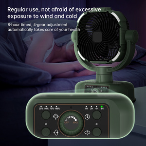 พัดลมชาร์จไฟได้20000มิลลิแอมป์ต่อชั่วโมงพัดลมพกพาไฟ LED พาวเวอร์แบงค์ระบายอากาศได้พัดลมตั้งแคมป์กลางแจ้งระบายอากาศได้ดี - Product Image 5