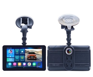 Autoradio Android 7 pouces OEM ODM, Android 14, 4+64 Go, CarPlay sans fil avec double caméra d'enregistrement, GPS, commande vocale - Product Image 1