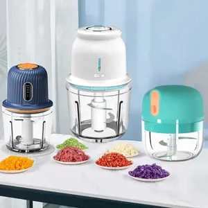 OEM 2024, gran oferta, portátil y USB, jengibre, ajo, verduras, picadora de alimentos, Mini licuadora eléctrica, mezclador, máquina de suplemento de alimentos para bebés