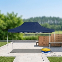 Carpa de Alta Calidad de 10 pies x 20 pies, Personalizable, Tipo Gazebo, Impermeable, para Bodas, Fiestas, Exposiciones, Ferias Comerciales y Eventos