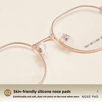 3118 Montures de lunettes pour femmes en alliage de haute qualité, style vintage, embellissantes et tendance, Pure-desire