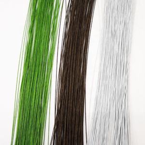 ก้านดอกไม้โลหะหุ้มกระดาษสีเขียว DIY 18 #   ลวดดอกไม้ประดิษฐ์สำหรับทำสวน ห่อด้วยกระดาษและเหล็ก สำหรับงานฝีมือ - Product Image 6