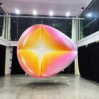 Letrero Inflable Gigante, Modelo Inflable para Centro Comercial, Escenario LED Oxford, Estrella Inflable Personalizada, Decoración Inflable