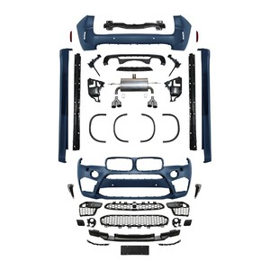 Car <span class=keywords><strong>X5</strong></span> F15 Upgrade X5M Body Kit paraurti anteriore posteriore con sistema di scarico per <span class=keywords><strong>BMW</strong></span> <span class=keywords><strong>X5</strong></span> F15 2014 2015 2016 2017 <span class=keywords><strong>2018</strong></span> - Product Image 1