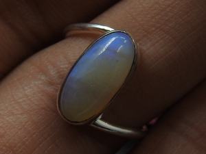 Australian Multi Fire <b>Opal</b> Gemstone <b>Ring</b>-<b>Silver</b> Classic Engagement Wedding <b>Ring</b>-5 US Size Handmade Certified Jewelry Gift for - Product Image 3