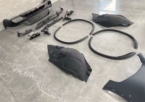 Kit Carrozzeria Stile AMG63 per <span class=keywords><strong>Mercedes</strong></span> Benz <span class=keywords><strong>GLC</strong></span> Coupé C253 2021-2022, Set Paraurti Anteriore e Posteriore - Product Image 6