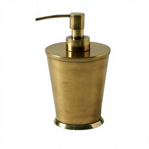 Distributeur de savon liquide de qualité supérieure en laiton couleur or pour la maison, l'hôtel et la salle de bain - Product Image 1