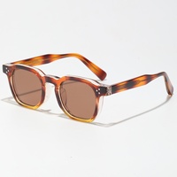 Lunettes de soleil UV400 à monture intégrale en TR90 imitation, avec branches en propionate, style classique rétro, ensemble combiné transfrontalier unisexe