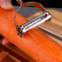 Dubbelkops Schaven Stalen Handvat Roestvrij Rasp, 3 Stuks Set Schillers Keuken Fruit Cutter Tool Handleiding Groenteschiller